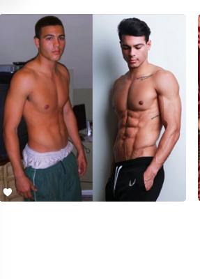 Ray Diaz physical transformation, before and after