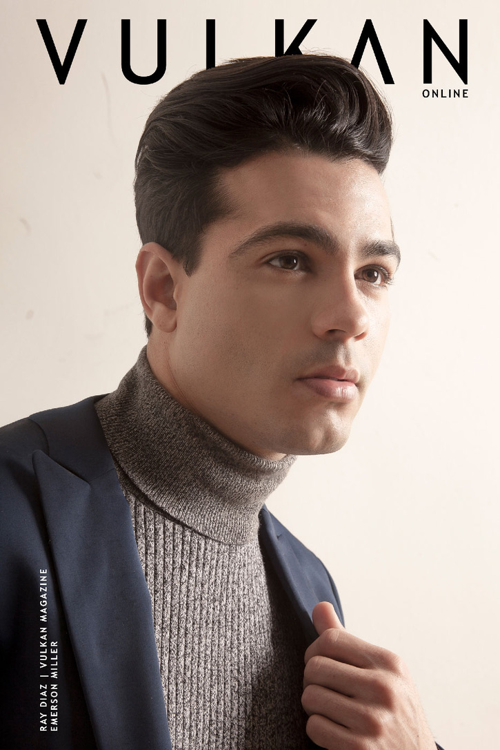 Ray Diaz on the cover of VULKAN Online magazine